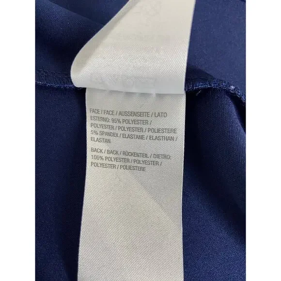 Susan Graver Printed LK Cutaway Hem Jacket Womens XL One Button 3/4 Slv Pockets - Picture 9 of 12